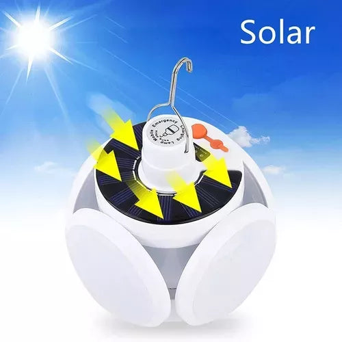 Ampolleta Solar Led De Emergencia Recargable 40 W