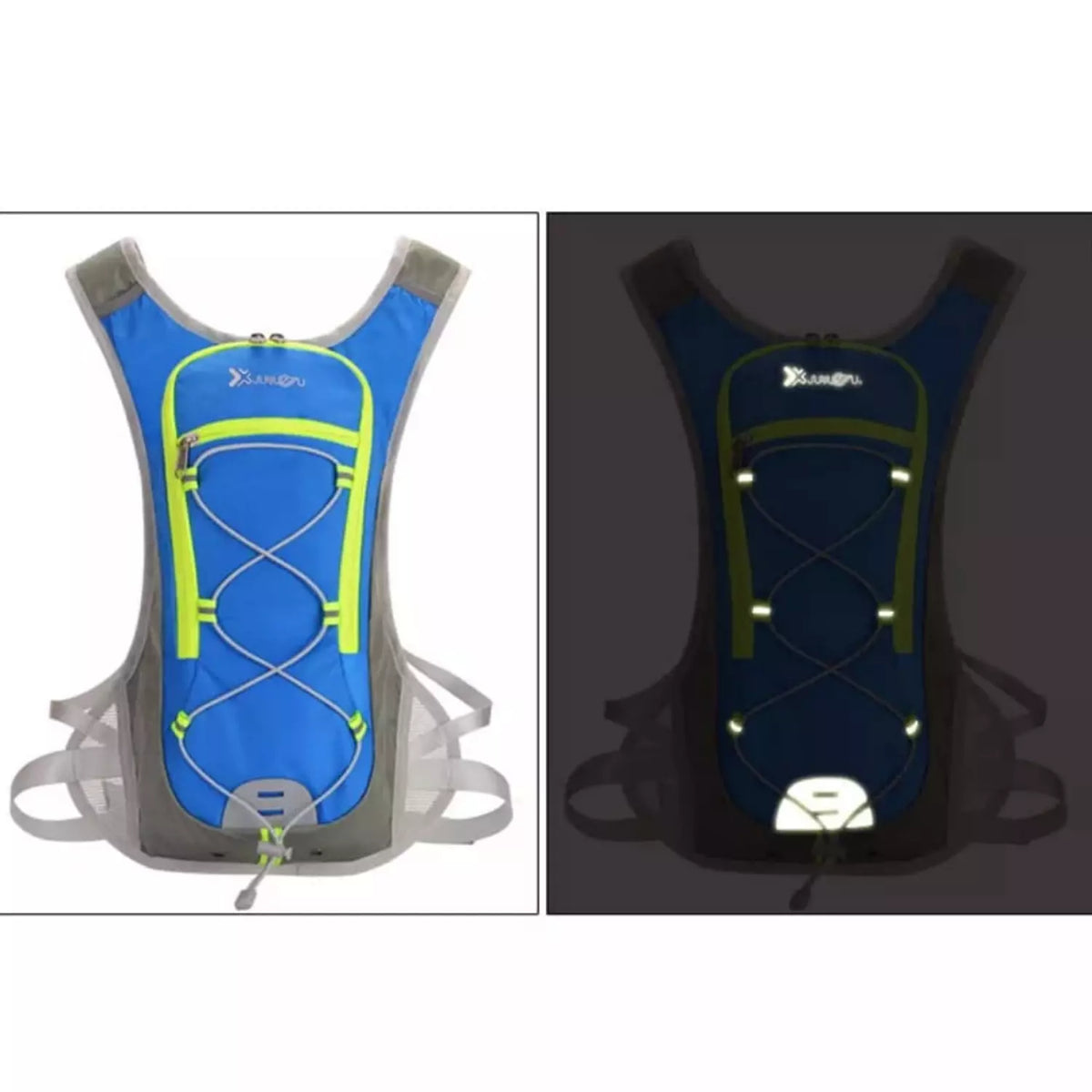 Mochila Para Trekking Tipo Camellback + Bolsa De Hidratación