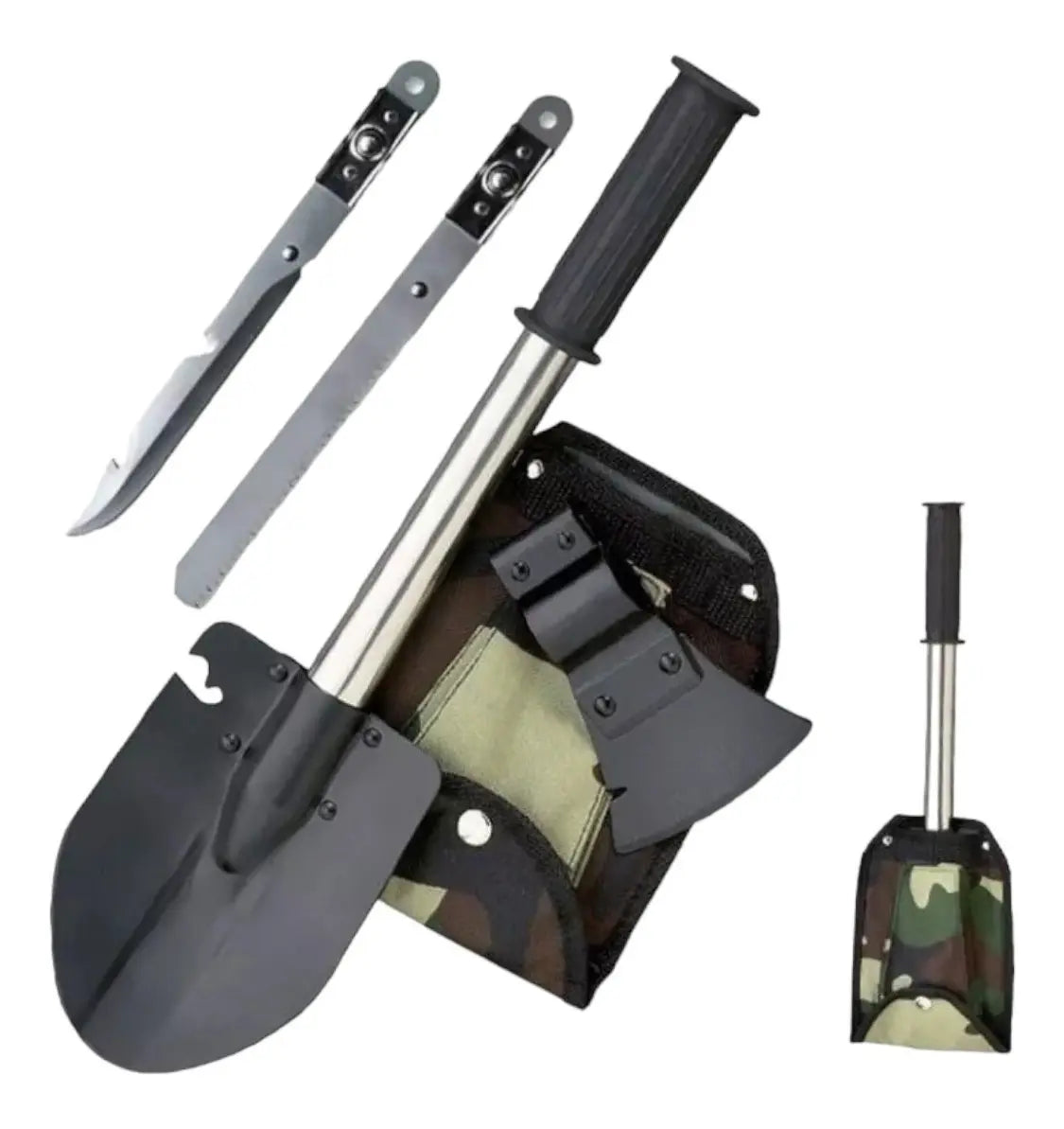 Pala De Camping Hacha Sierra Cuchillo Supervivencia
