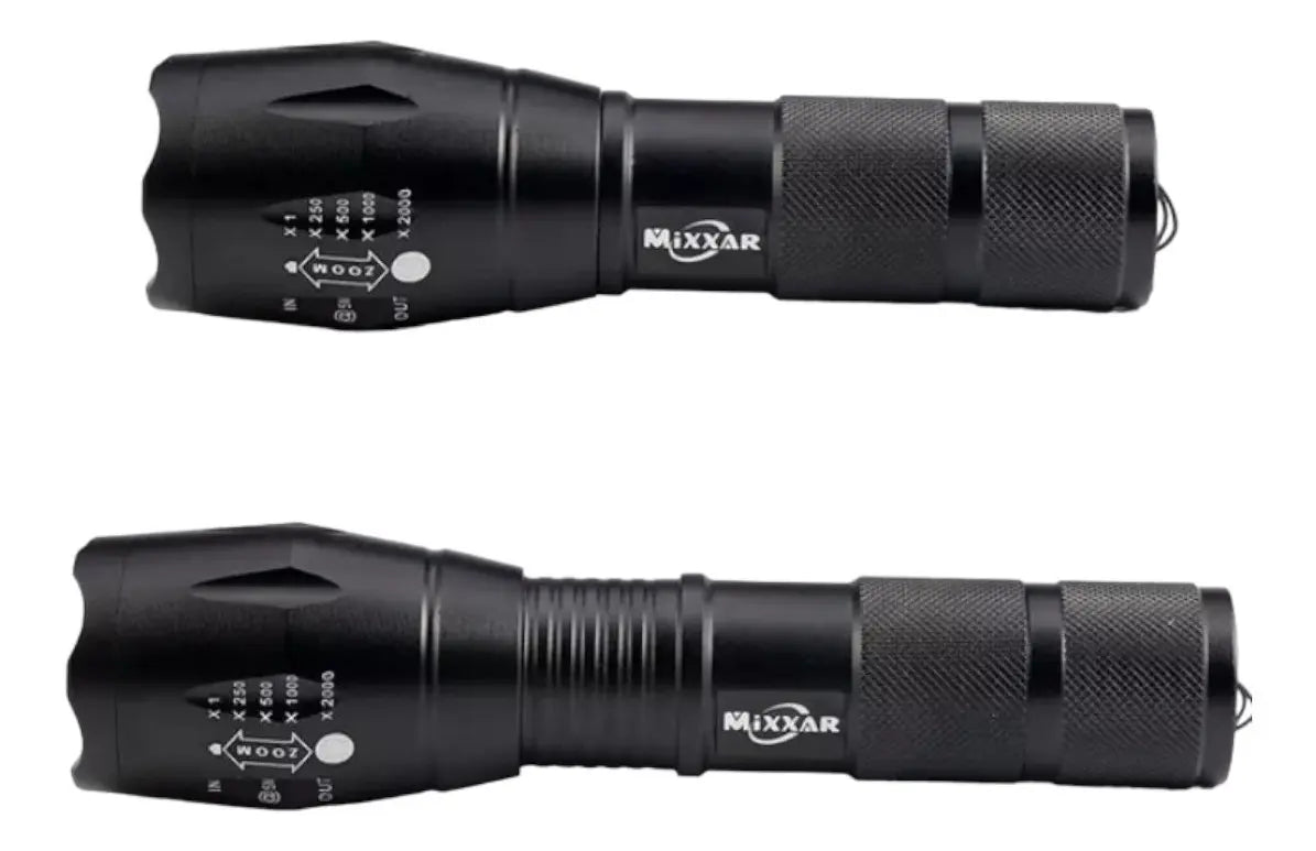 Linterna Tactica Recargable Con Zoom Cree Led 5000 Lumens