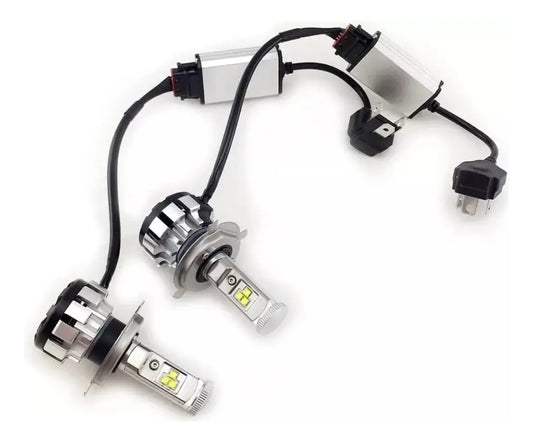 Par Kit Ampolletas Turboled T1s H4 Chip No Error Canbus