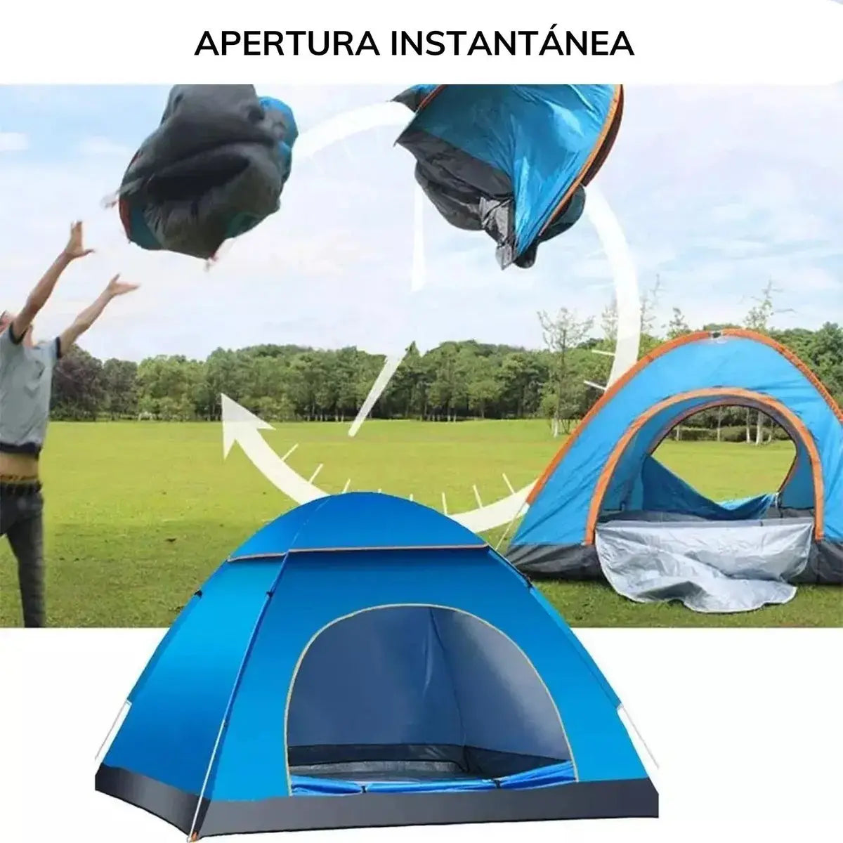 Tienda Carpa Automática Impermeable 2 Persona Camping Caza