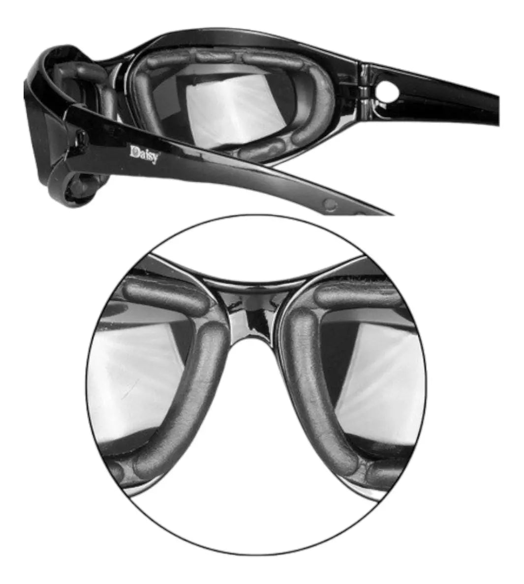Lentes Tacticos Militar Daisy C5 Uv400 4 Micas Pesca Caza