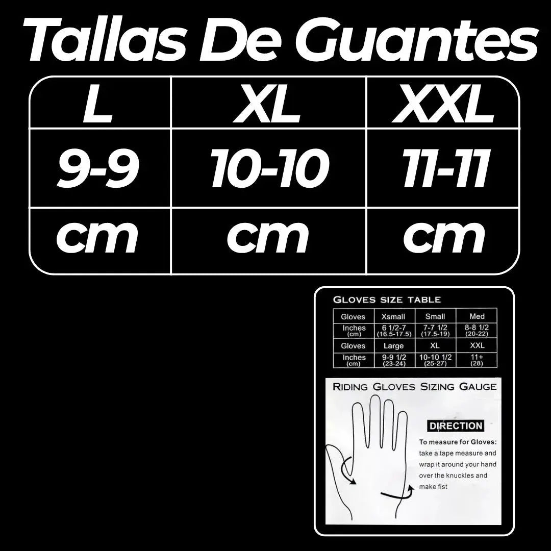 Guante Para Moto Probiker Con Protección De Nudillos
