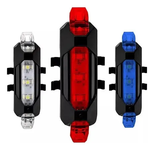 Luz Trasera Recargable Para Bicicleta Ciclismo