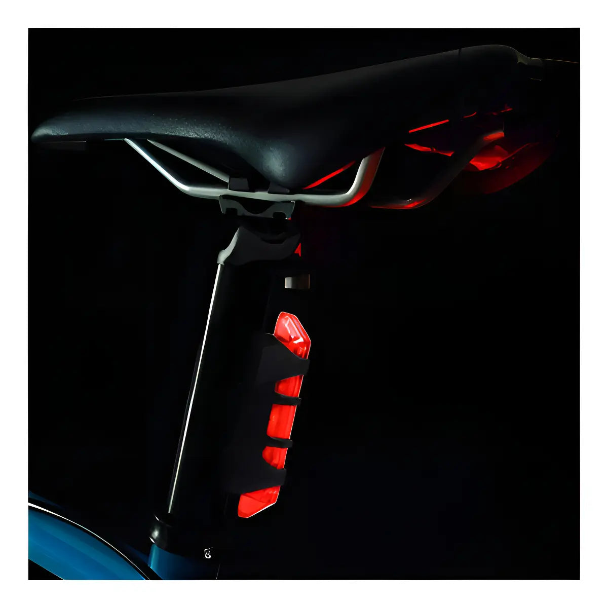 Luz Trasera Bicicleta LED USB Recargable 4 Modos Rojo Garumi