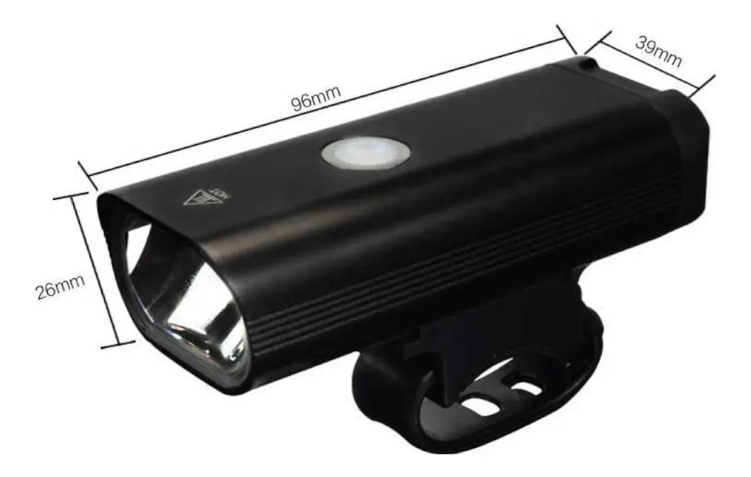 Luz Delantera Recargable Para Bicicleta Resistente Al Agua