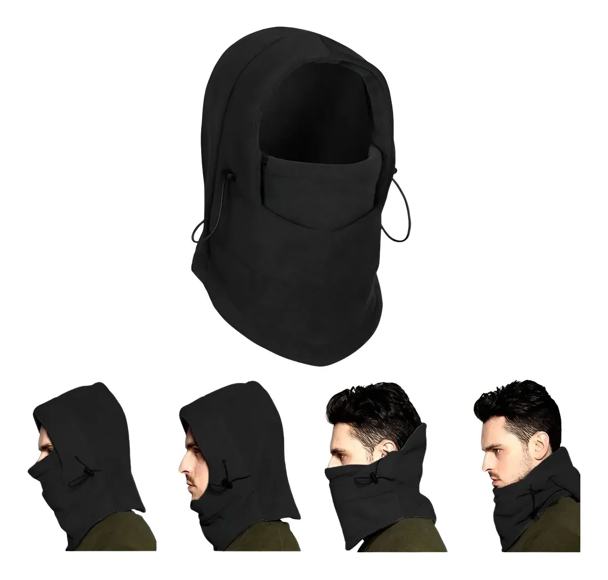 Gorro Pasamontañas Balaclava De Polar Para Invierno
