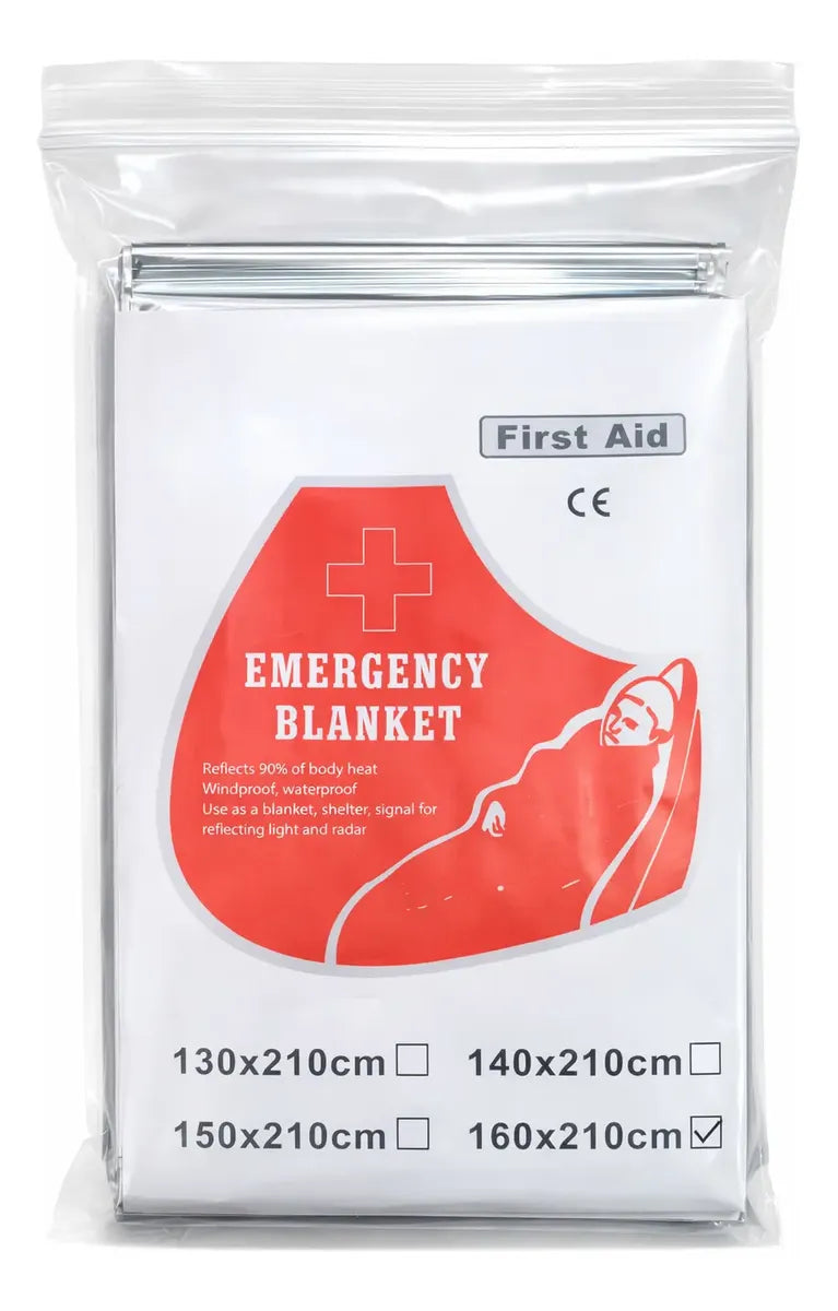 Manta Termica Emergencia Supervivencia Camping 130x210cm
