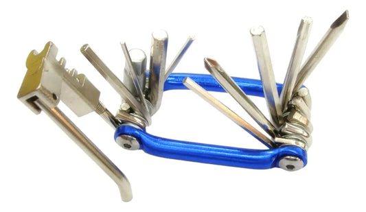Kit Herramientas Multifuncion Reparacion Bicicletas 11 En 1