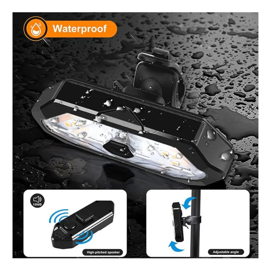 Luz Trasera Señal De Giro Para Bicicleta Luces Led Remotas