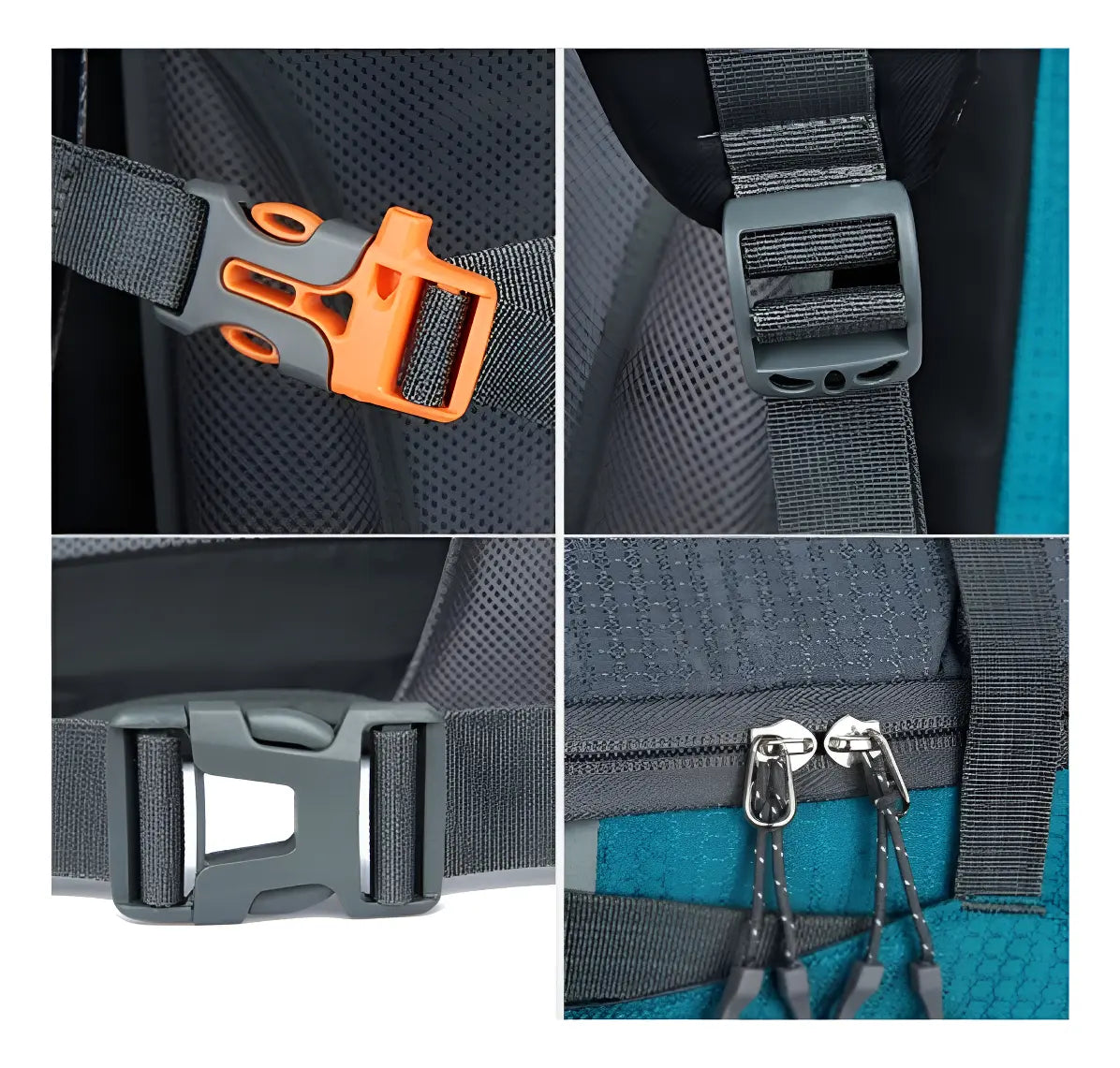 Mochila Camping 80+5 Trekking Senderismo Impermeable Con Barras Reforzadas