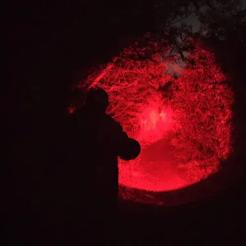 Linterna De Mano Para Caza Y Pesca Nocturna De Luz Roja