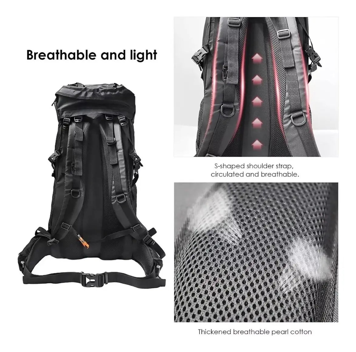 Mochila De Senderismo De Gran Capacidad Para Acampar Al Aire