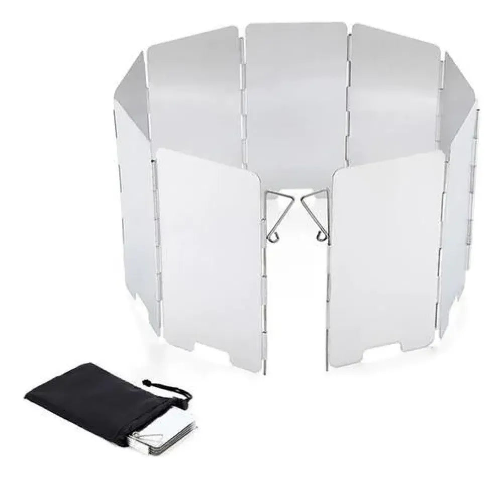 Cubre Viento 13,5 X 63 Cm Aluminio Cocinilla Camping