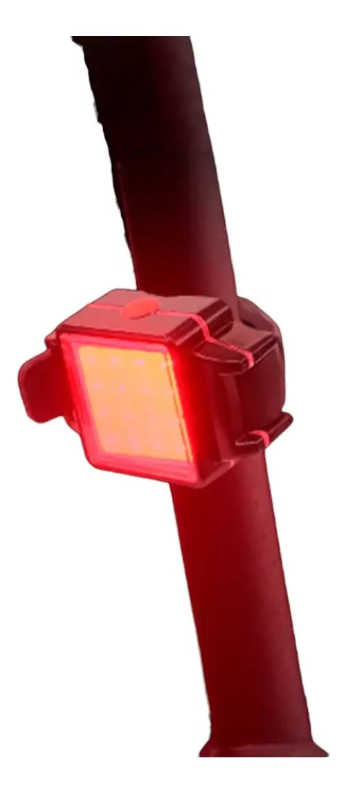 Luz Led Trasera Recargable De Bicicleta Recargable Via Usb
