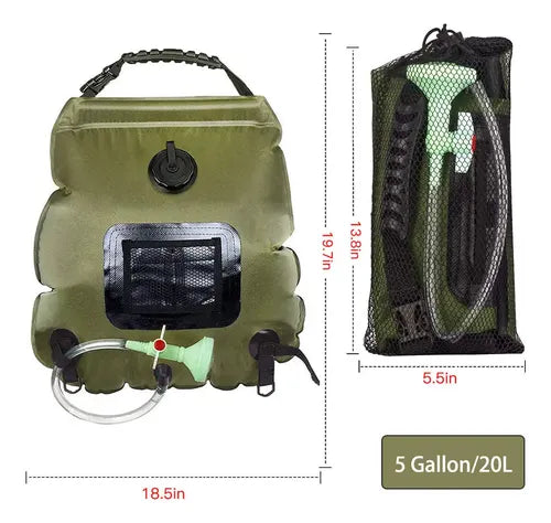 Ducha Solar Portatil Camping Ducha Outdoor Acampar Ducha 20l