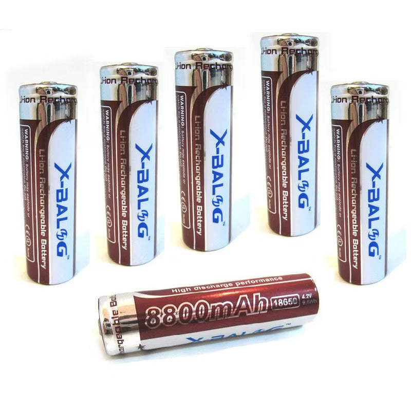 Cargador Pilas De Litio Incluye 4 Pilas 18650 8800 Mah 4.2v