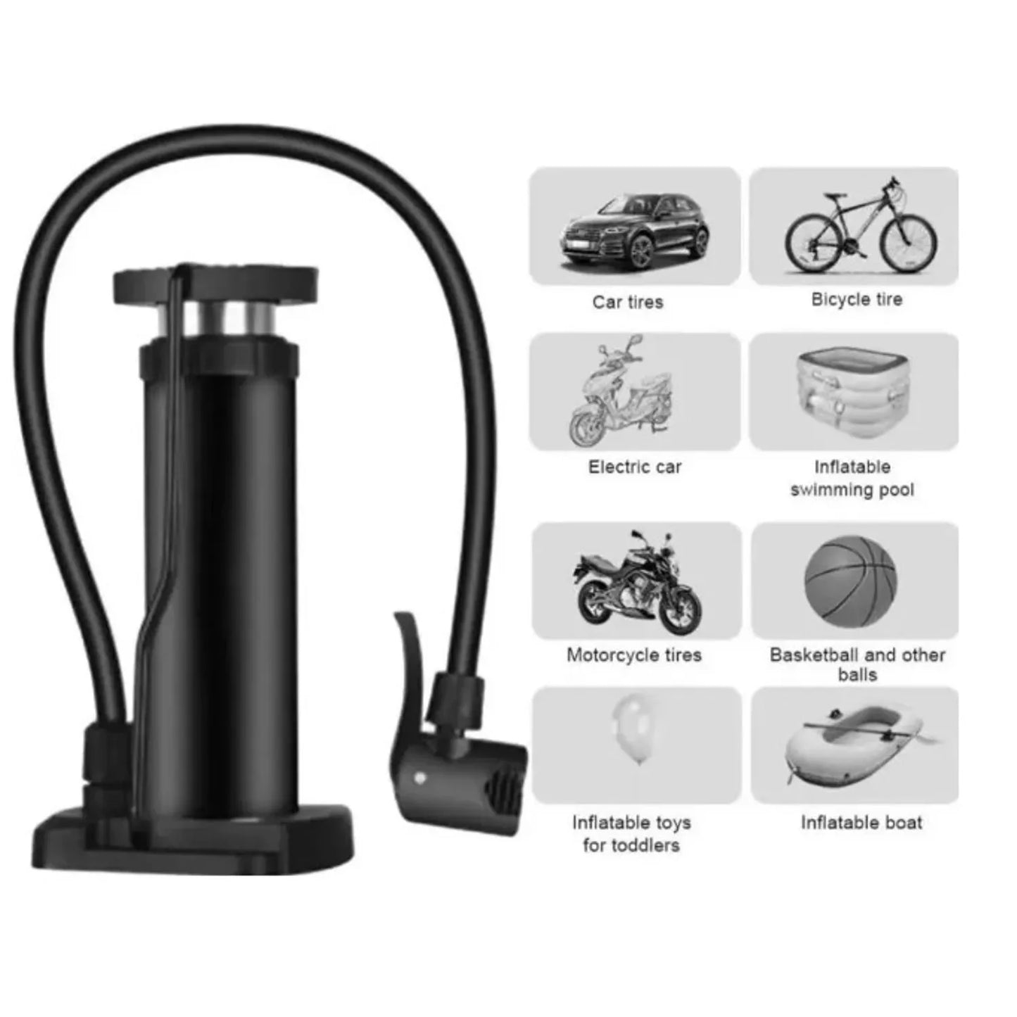 Bombín Inflador Con Medidor Presión Bicicleta Moto Pelota