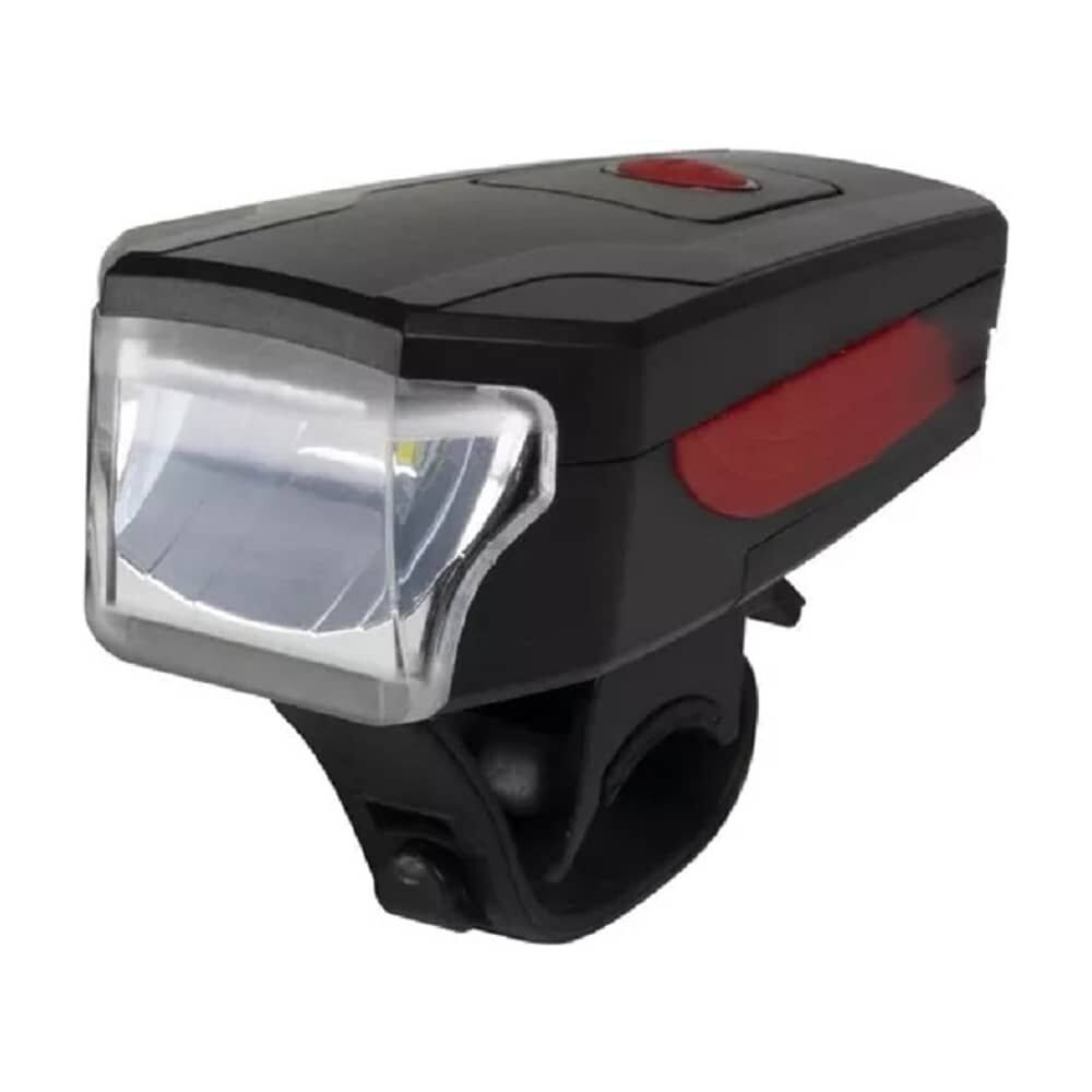 Luz Delantera Con Bocina De Bicicleta Usa Pila