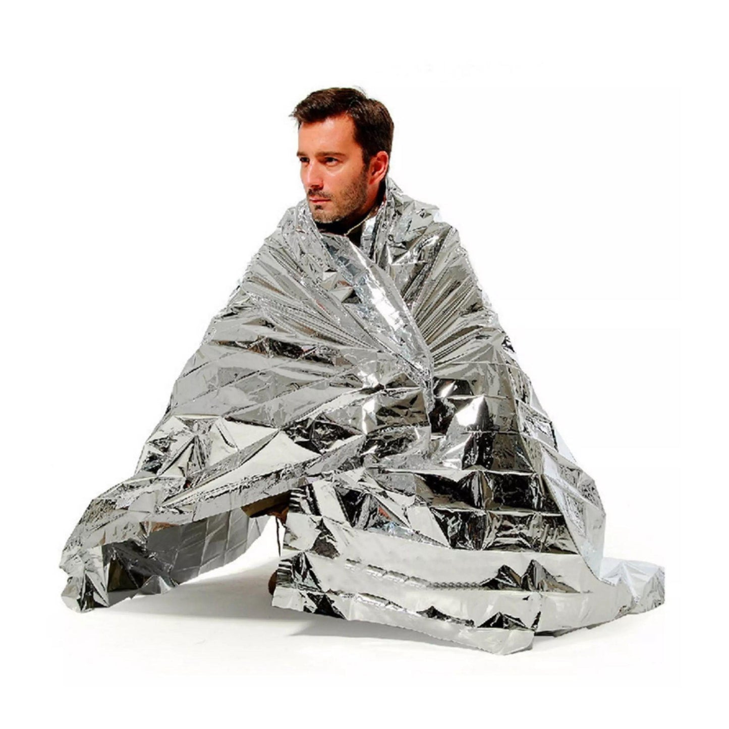 Pack 10 Manta Térmica De Emergencia Camping 130x210cm
