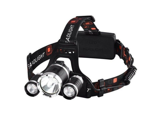 Linterna Led Minero Frontal Cabeza Cintillo 5000 Lumenes