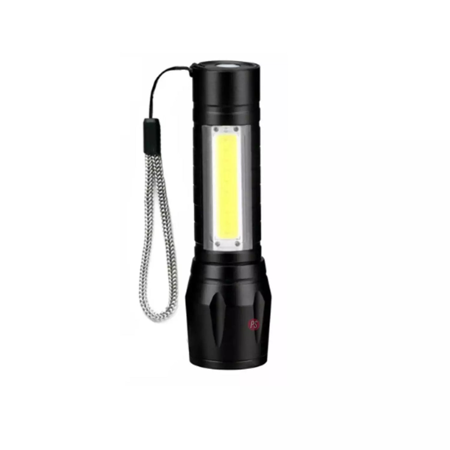 Linterna Led Usb Recargable 2 En 1 Zoom Ajustables