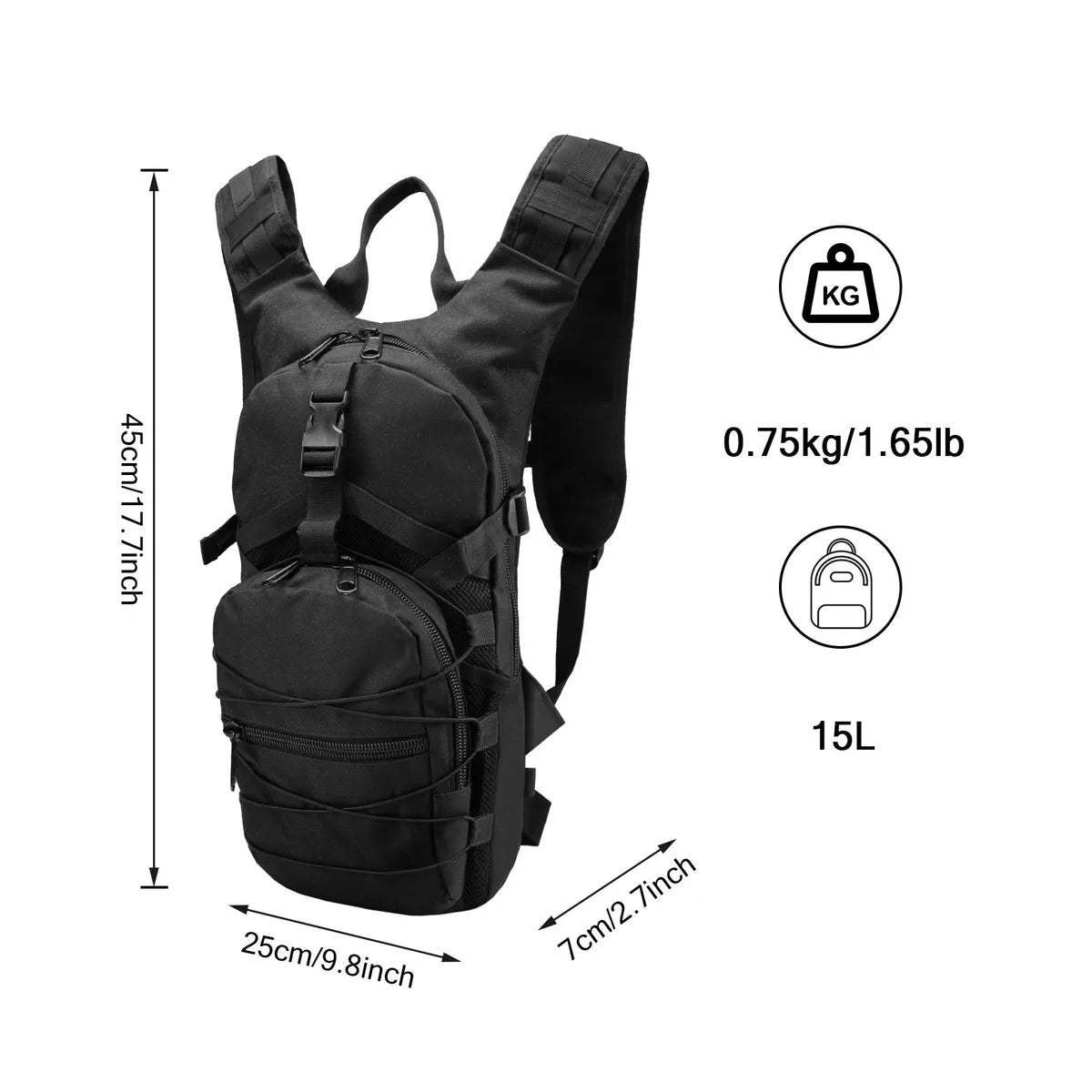 Mochila Táctica Militar Camelbak Trekking Bolso 15L