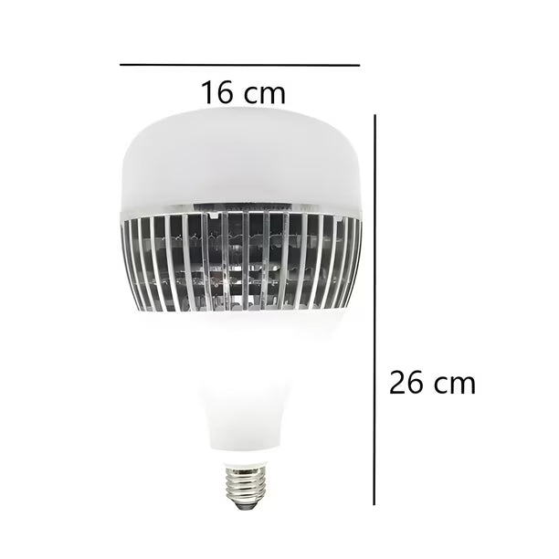 Ampolleta Led 100w Reales Soquete E27 Galpones Alta Potencia