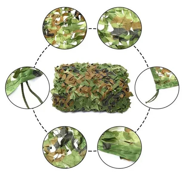Malla Camuflaje Red Táctica Sombra Militar 2x3
