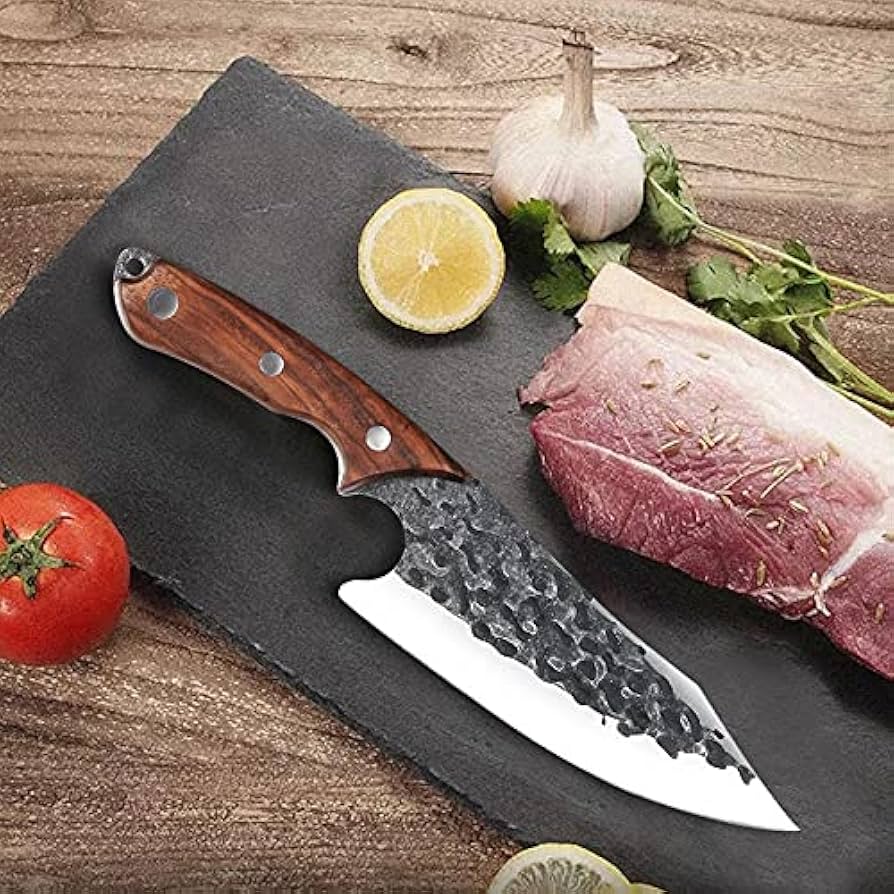 Cuchillo De Carnicero Cuchillo Deshuesado Forjado A Mano