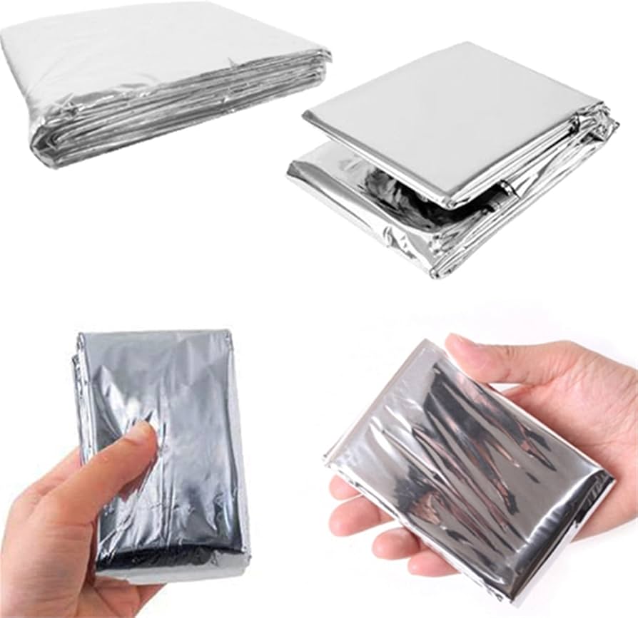 Pack 5 Manta Térmica De Emergencia Camping 130x210cm