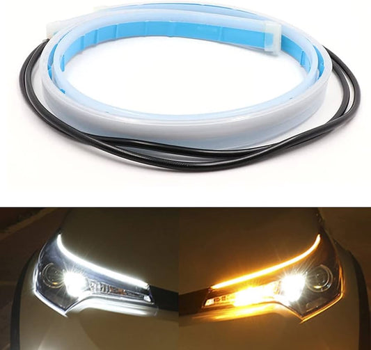 Auto X2 Cinta Tira Led Señal Giro Streamer Luz Barra 60cm