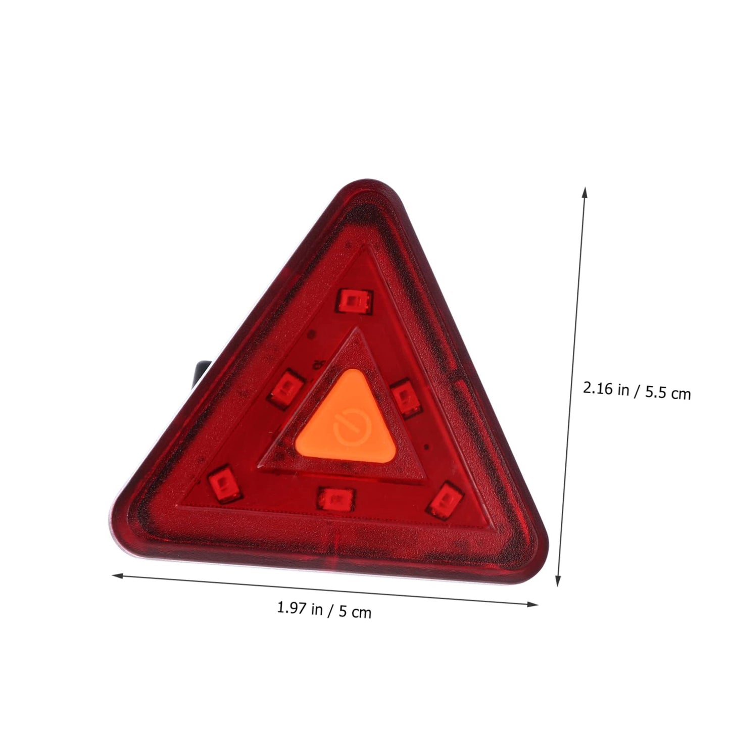 Luz Trasera Triangular Recargable De Bicicleta Ciclismo