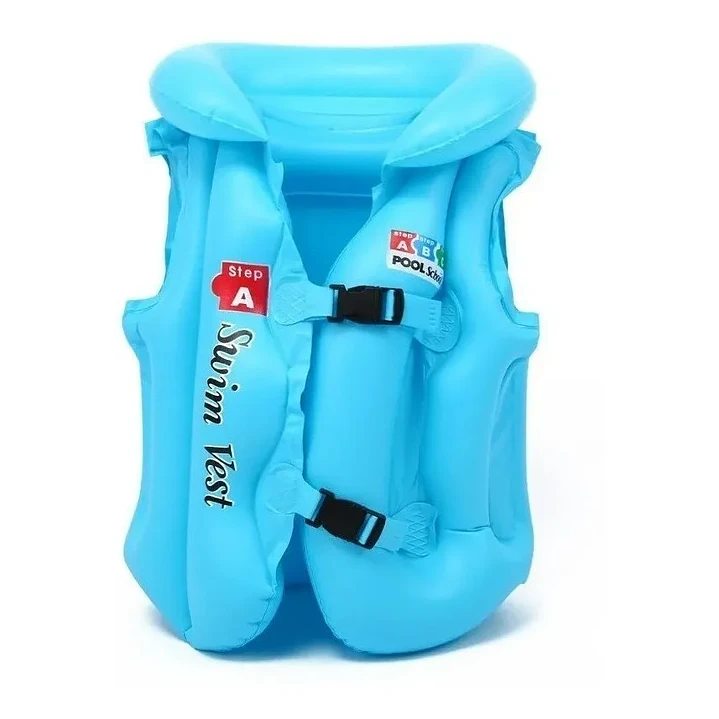 Chaleco Seguridad Inflable Flotador Niños Salvavidas Talla S