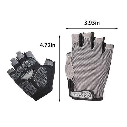 Guantes Cortos Para Deportes Ciclismo Gym Antideslizantes