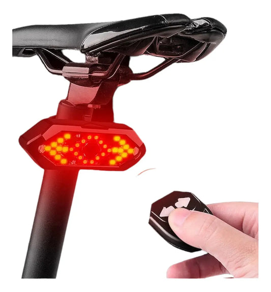 Luz Trasera Señal De Giro Para Bicicleta Luces Led Remotas