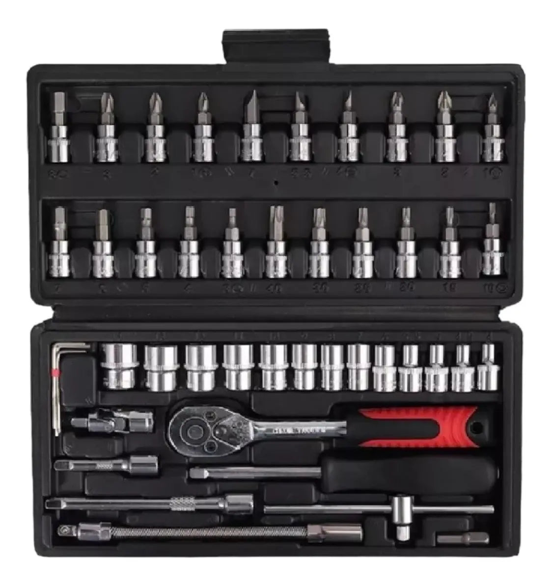 Kit Juego De Dado Milimétrico 40 Pcs Trinquete De Torsión