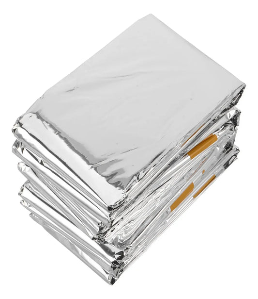 Pack 5 Manta Térmica De Emergencia Camping 130x210cm