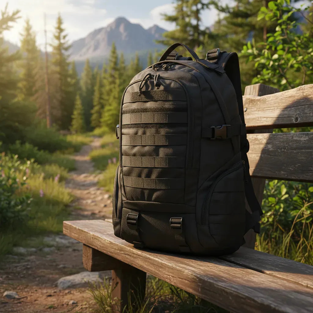 Mochila Impermeable Táctica Trekking Outdoor 25l Negro