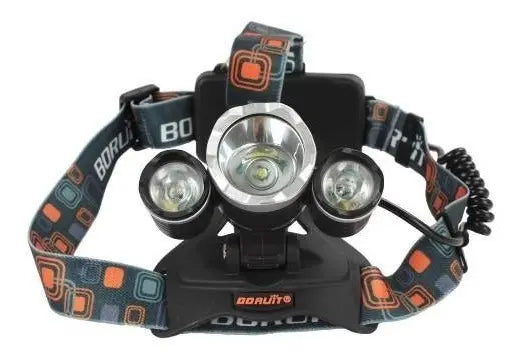 Linterna Frontal 5000 Lumenes Led Minero Linterna Negro Luz Bordó