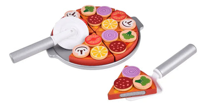 Horno Para Pizza Juguete Niños De Madera Juego Didactico