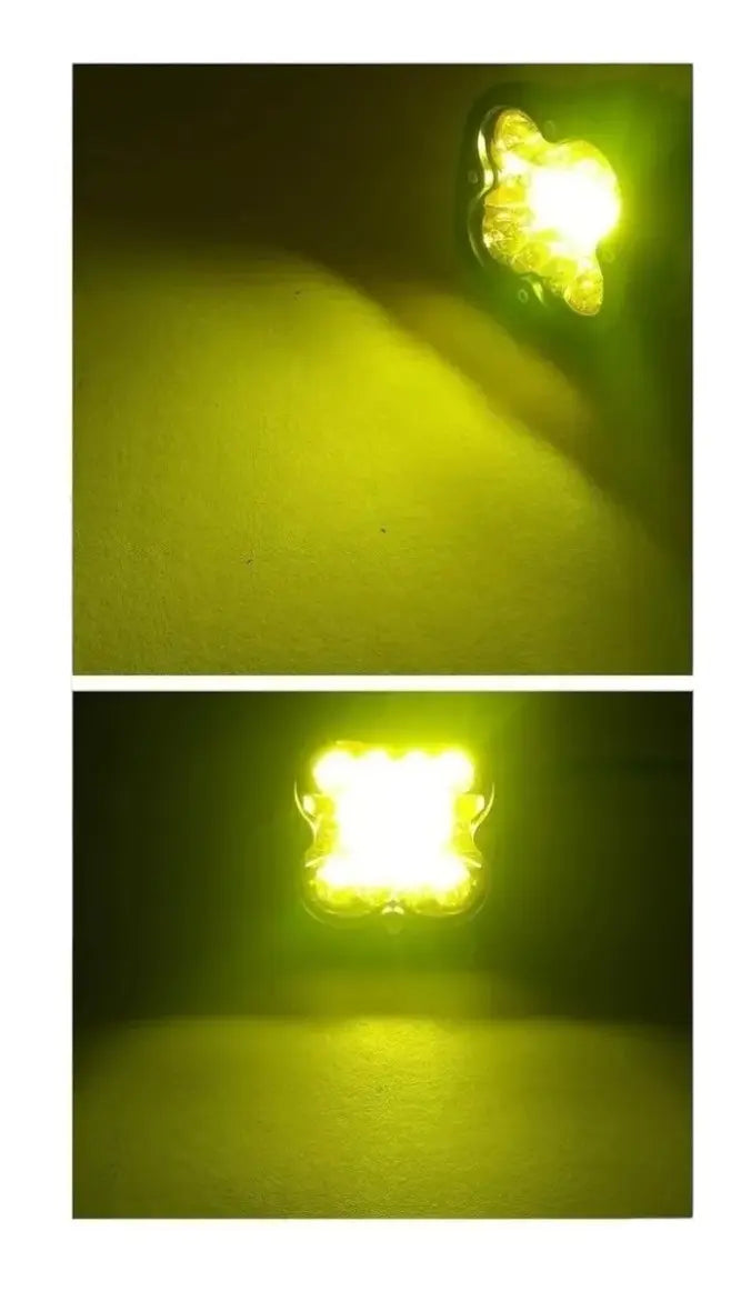Par Faro 40 Led 60w Cuadrado Fijo/estrobo 4x4 Barra
