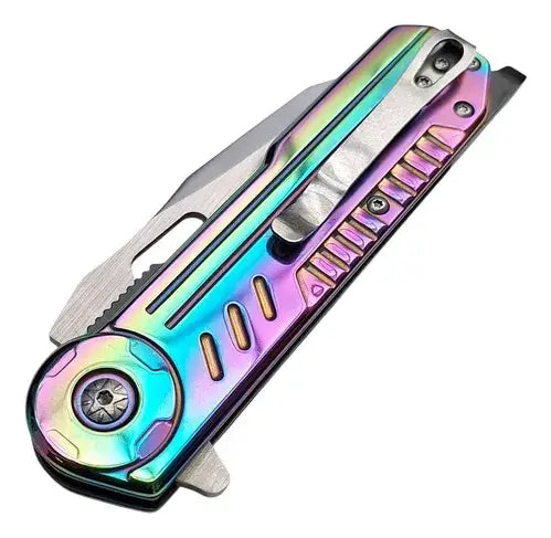 Cuchillo Navaja Browning Acero Tornasol Rompe Vidrio