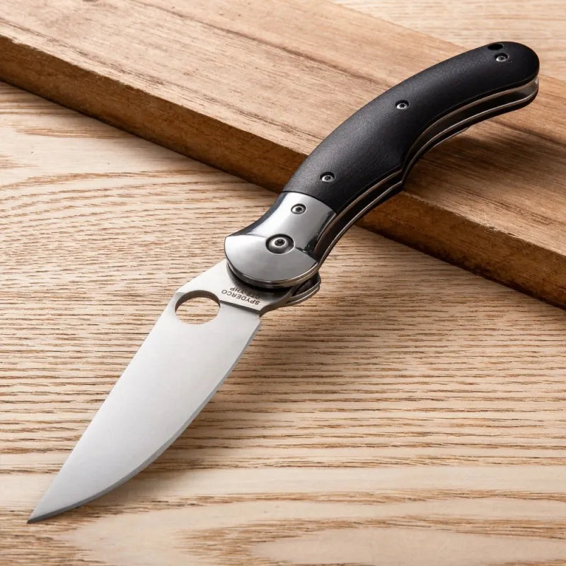 Cuchillo Acero Inoxidable Filoso Daga Semi Automática