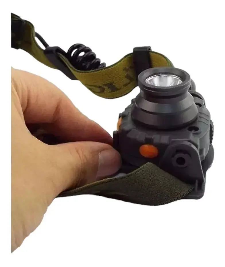 Linterna Led Cintillo Cabeza Recargable Sensor Infrarrojo