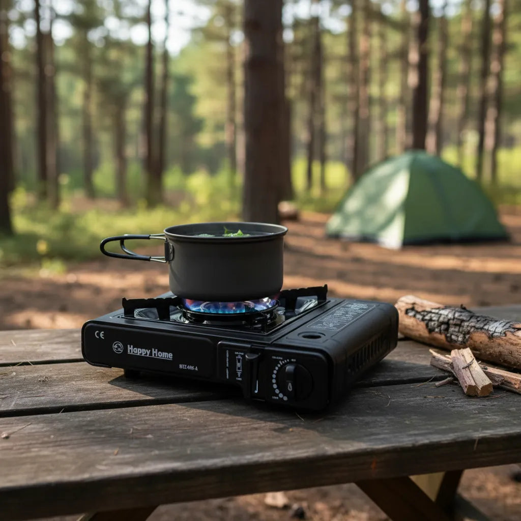 Cocinilla Con Regulador De Gas Portátil Ligera Para Camping