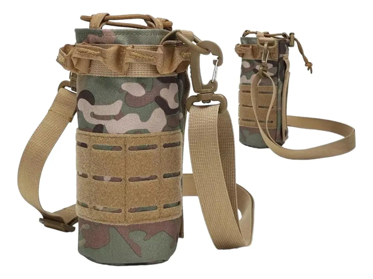 Pouch Porta Botella Táctico Militar Sistema Molle