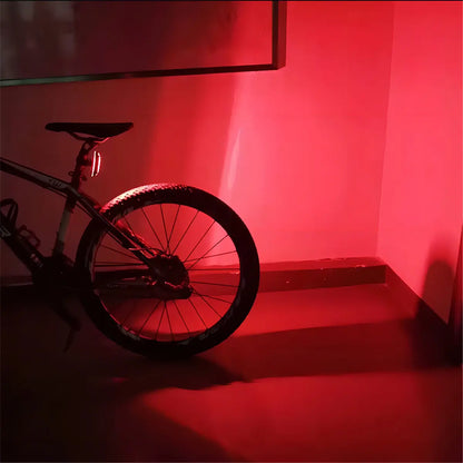 Luz Led Duo Para Bicicleta Rojo Ciclismo Recargable Usb