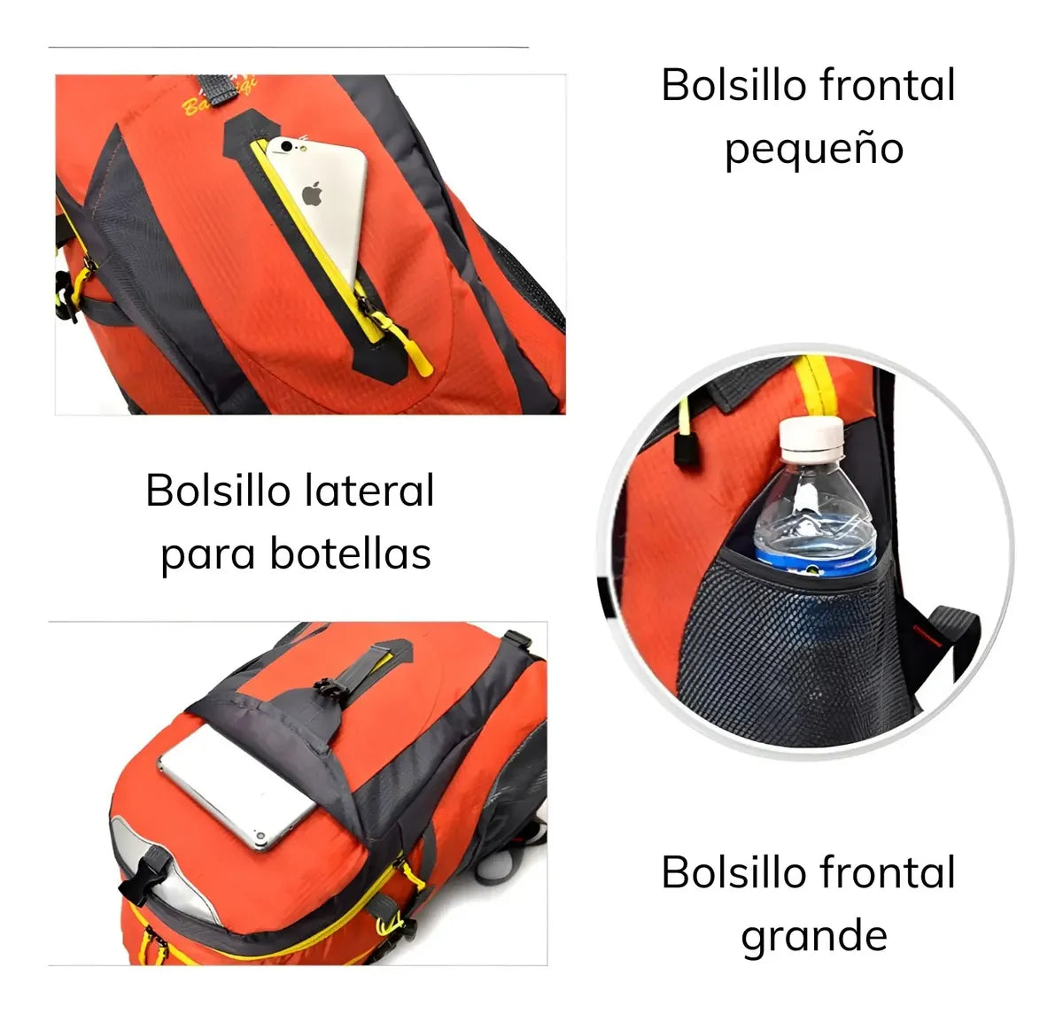 Mochila Viaje Excursión Trekking De 40l